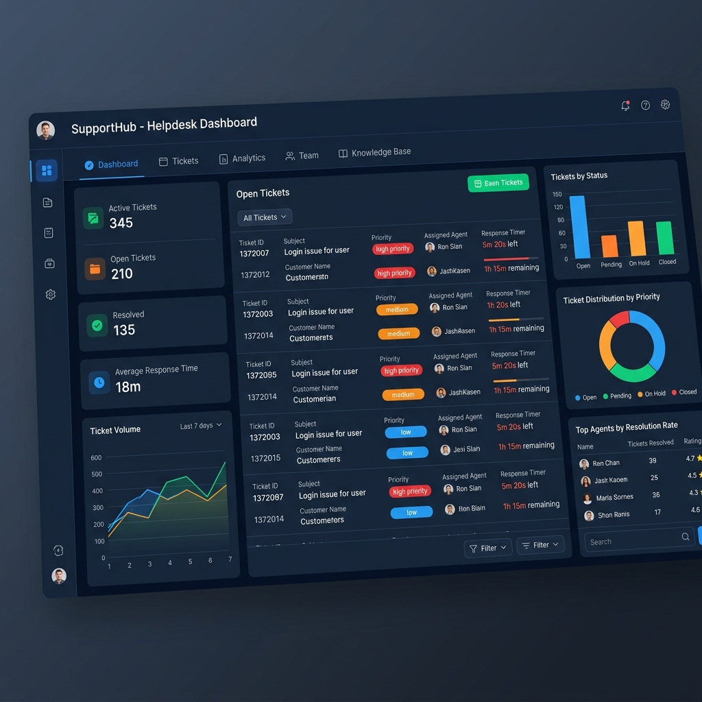 Smart Helpdesk Screenshot